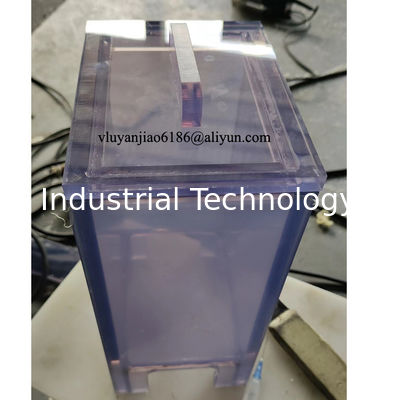100 mm X 140 mm X 195 mm Tanques de PVC transparentes pequeños con tapa para laboratorio