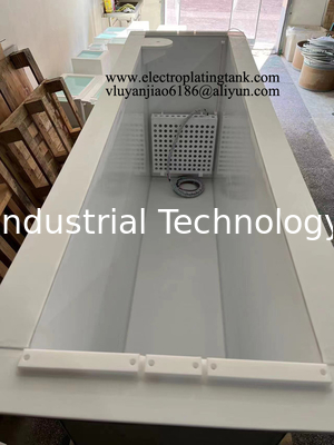 2000*500*1000MM PTFE interior en acero inoxidable, tanque de electropolishing exterior con calentador de PTFE