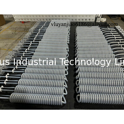 Calentador de inmersión de PTFE vertical de 220V 4kw Calentador eléctrico por encima del lado para el tanque de galvanoplastia