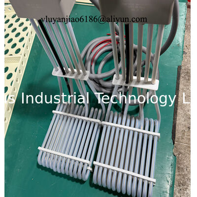 Calentador de inmersión de PTFE en forma de L trifásico, 415 V, 4,5 kW, para calentamiento ácido y calentamiento químico corrosivo